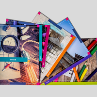 Registerblätter, farbig bedruckt, motiv