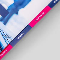 Registerblätter, farbig bedruckt, motiv