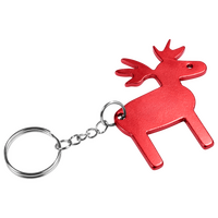 Schlüsselanhänger Rentier Ansicht von oben