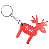 Anhänger Rentier graviert von vorne