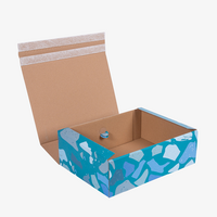 Karton, farbig bedruckt, Muster, offen