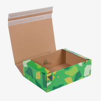 Karton, farbig bedruckt, Muster, offen