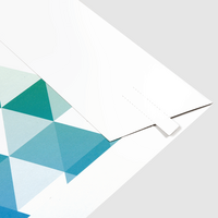 Retouren-Versandtasche B4, Detail Lasche geschlossen