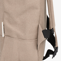 Rolltop-Rucksack aus recyceltem Canvas, seitlich