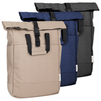 Rolltop-Rucksack aus recyceltem Canvas, Farbgruppe