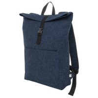 Rolltop-Rucksack aus recyceltem Filz, Farbe dunkelgrau