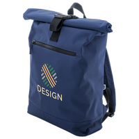 Rolltop-Rucksack aus RPET mit Schnallenverschluss, 10 l