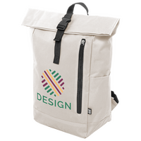 Rolltop-Rucksack aus RPET mit Schnallenverschluss