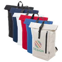 Rolltop-Rucksack aus RPET mit Schnallenverschluss