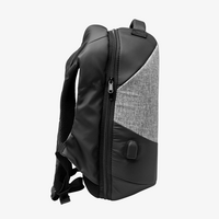 Rucksack aus Nylon mit Anti-Diebstahl-Funktion inkl. USB-Anschluss, Personalisierung auf Anfrage