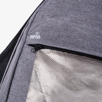 Rucksack aus Polyester mit RFID-Ausleseschutz, Tasche mit RFID Ausleseschutz