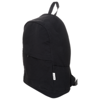 Rucksack aus recyceltem Canvas mit Diebstahlschutztasche, Farbe schwarz