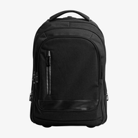 Rucksack-Trolley mit Doppelfach und Vordertasche, Personalisierung auf Anfrage