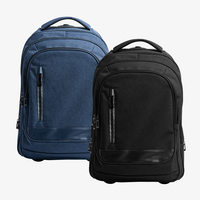 Rucksack-Trolley mit Doppelfach und Vordertasche, Personalisierung auf Anfrage