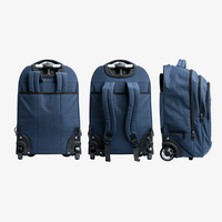 Rucksack-Trolley mit Doppelfach und Vordertasche, Personalisierung auf Anfrage