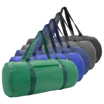 Runde Sporttasche aus RPET, Farbauswahl