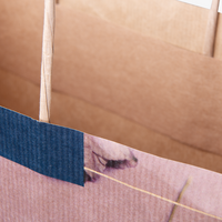 Papiertragetaschen mit Papierkordeln, 24 x 34 x 9 cm, 4/0 farbig + Weißdruck