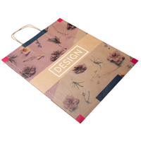 Papiertragetaschen mit Papierkordeln, 32 x 40 x 12 cm, 4/0 farbig + Weißdruck