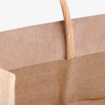 Rundum bedruckte Papiertragetasche mit Papierkordeln, 32 x 40 x 12 cm, 4/0-farbig + Weißdruck