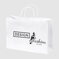 Papiertragetaschen mit Papierkordeln, 48 x 35 x 13 cm, 1/0 farbig