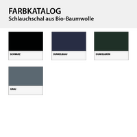 Schlauchschal aus Bio-Baumwolle