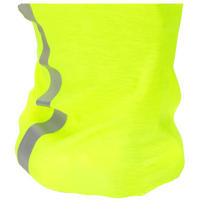 Schlauchschal aus Polyester mit Reflektorstreifen, ohne Werbeanbringung