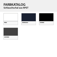 Schlauchschal aus RPET, Farbauswahl
