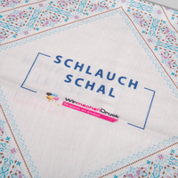 Schal, farbig bedruckt