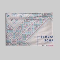 Schal, farbig bedruckt