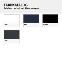 Schlauchschal mit Fleeceeinsatz