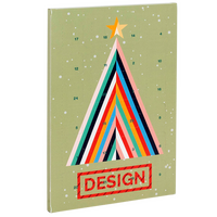 Schoko-Adventskalender, Kompakt-Tischkalender, Hochformat, 4/0-farbig bedruckt