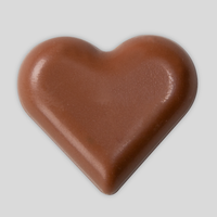 schokolade, herz motiv