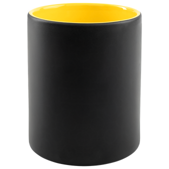 Schwarze Tasse f&uuml;r Lasergravur
