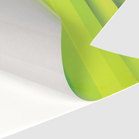 Selbstklebefolie, farbig bedruckt, details