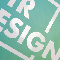 Selbstklebefoliefarbig bedruckt, details