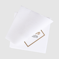 Serviette Airlaid, 1/4-Falz, 1-seitig, Stapel aufgeschlagen