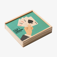 Tischspielen, farbig bedruckt, geschlossen