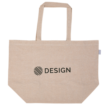 Shopper aus leichtem, recycelte Baumwollmix