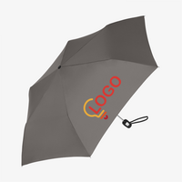 Slim-Taschenschirm, Auf-Zu-Automatik, 4/0-farbig, 2 Segmente bedruckt