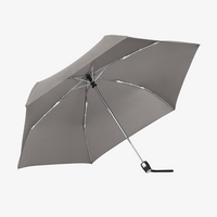  Slim-Taschenschirm, Auf-Zu-Automatik, 4/0-farbig, 3 Segmente bedruckt