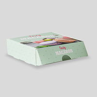 Snack Verpackung mit Klappdeckel (9,7 x 15 x 5,9 cm), Lasche