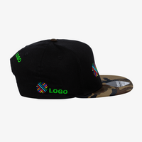 Snapback Camo Cap, mit DREI Stickpositionen, Rechts
