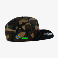 Snapback Camo Cap, mit DREI Stickpositionen, Rechts