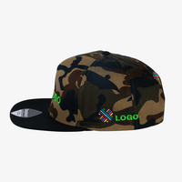 Snapback Camo Cap, mit EINER Stickposition, Links