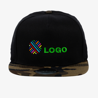 Snapback Camo Cap, mit EINER Stickposition, Vorne