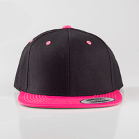 Snapback PREMIUM 2-Tone Cap, mit Stickpositionen, liegend