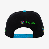 Snapback Youth Size Cap, mit ZWEI Stickpositionen, Hinten
