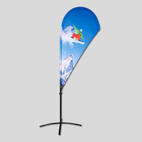 Snowflag, farbig bedruckt, Motiv