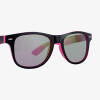 Sonnenbrille mit zweifarbigem Rahmen, ohne Werbeanbringung