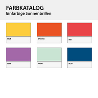 Sonnenbrille transparent, ohne Werbeanbringung